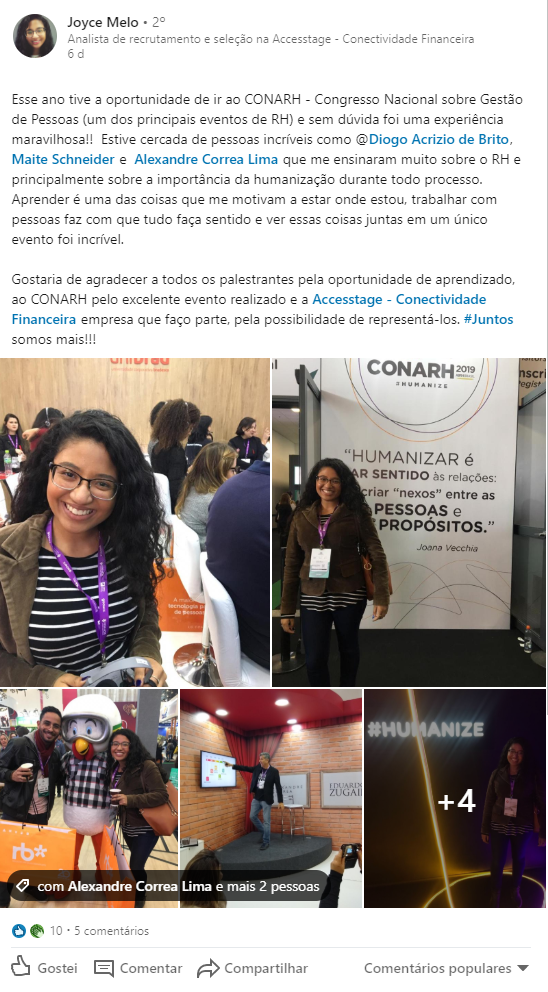 Esquina da Palestra reúne as melhores palestras no CONARH 2019